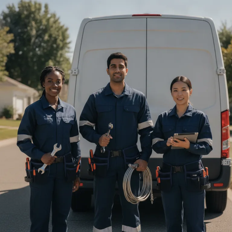 Wärmepumpeninstallateur Team in Stuttgart